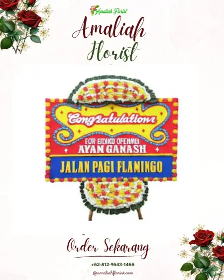 Sewa Papan Bunga Wamena